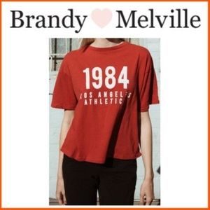 Brandy Melville 1984 LA Athletes shirt